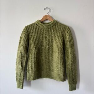 Marks & Spencer Sage Green Textured Sweater